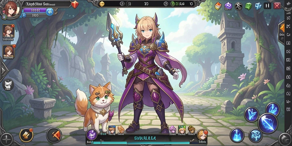 s9s9 - Screenshot menunjukkan level yang menantang dengan rintangan menarik.